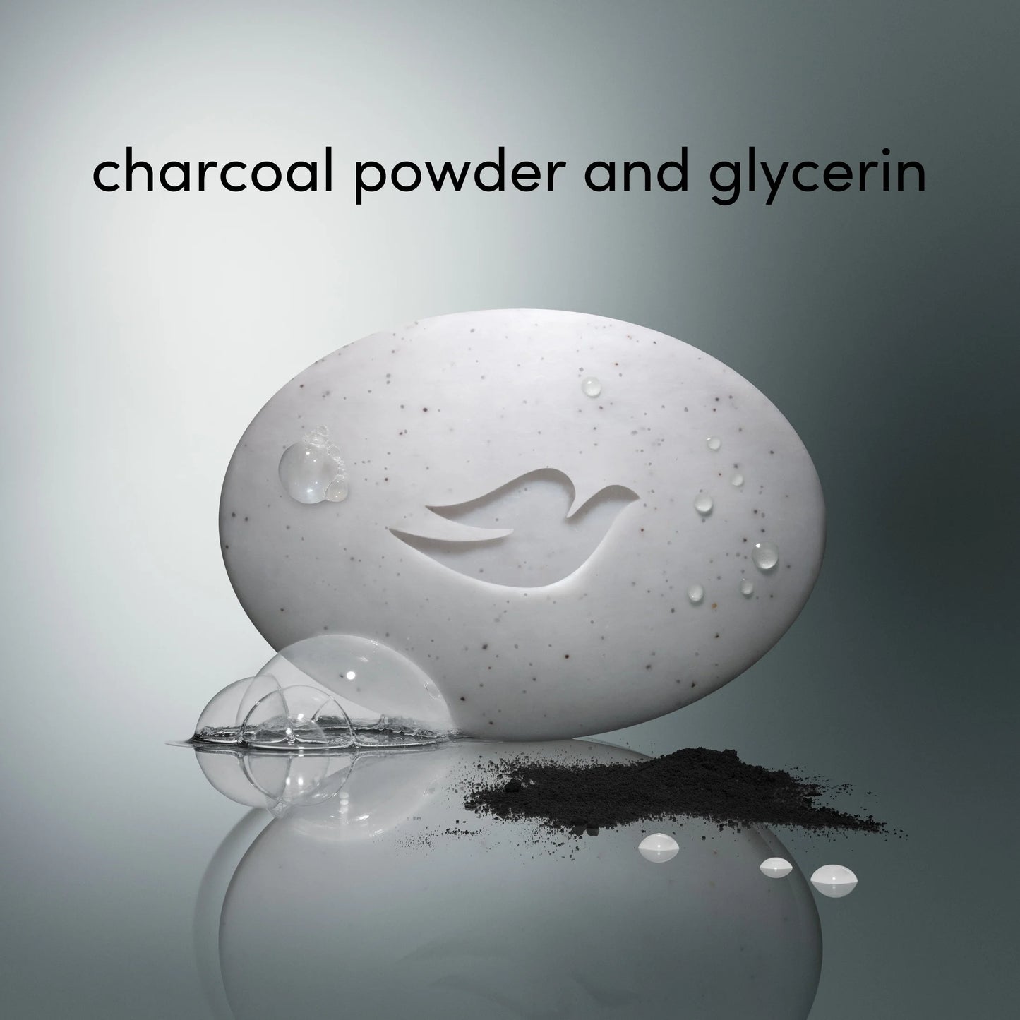 Beauty Bar Soap for Women Deep Exfoliating Charcoal Powder & Glycerin All Skin, 3.75 Oz 4 Bars