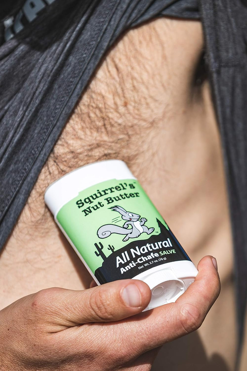 anti Chafe Stick | All Natural Chafe Prevention & Skin Care for Athletes, Runners & Adventurers | Thighs, Arms, Pack Straps & More | 1.7 Oz