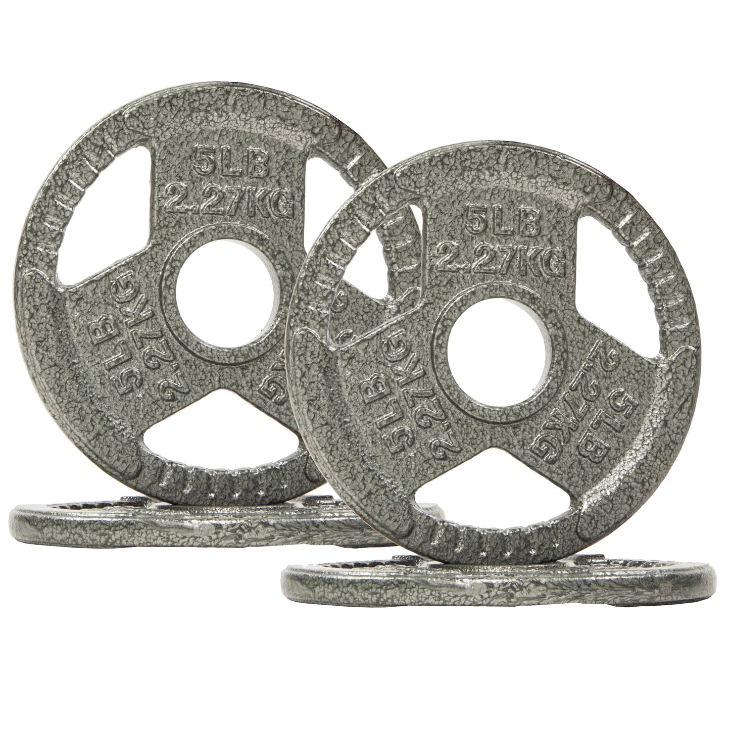 20Lb 2-Inch Olympic Cast Iron Weight Plate, Durable, Rust-Resistant Strength Training Plates for Weightlifting, Crossfit, and Home Gym Workouts