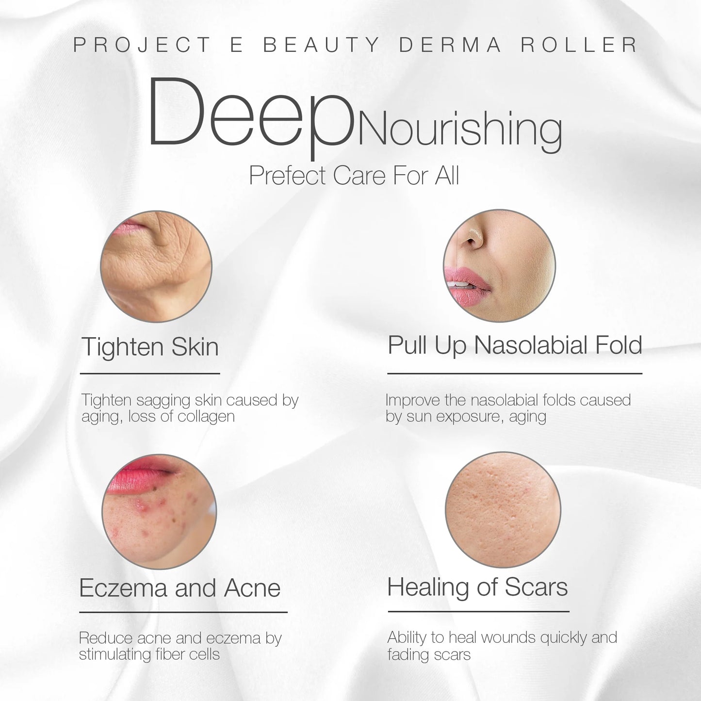 the Derma Roller | 540 Titanium Microneedle Facial Tool | for Smoother Skin