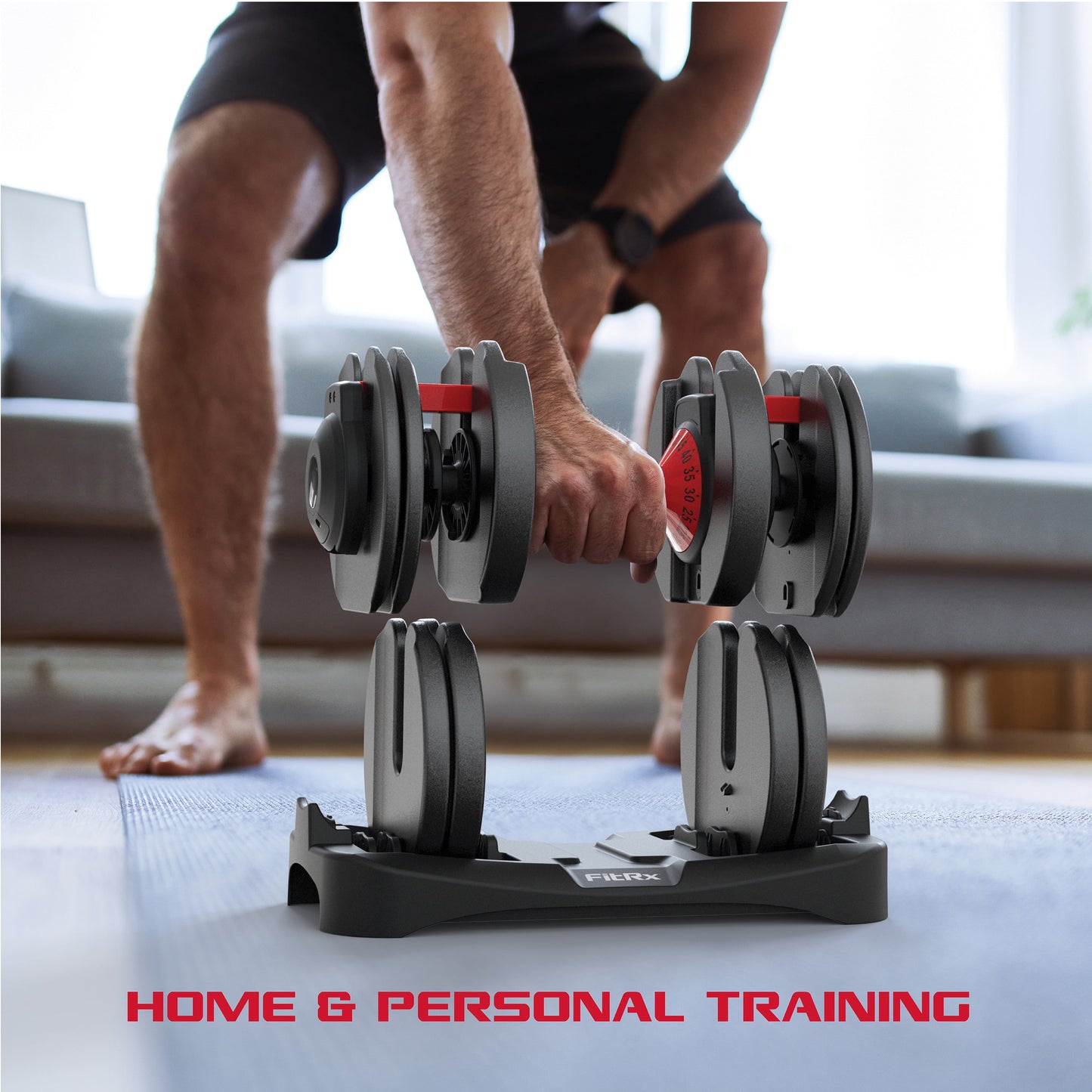 Adjustable Dumbbells, 52.5Lb Smartbell Dumbbell Set with Quick-Select Weights for Home Gym