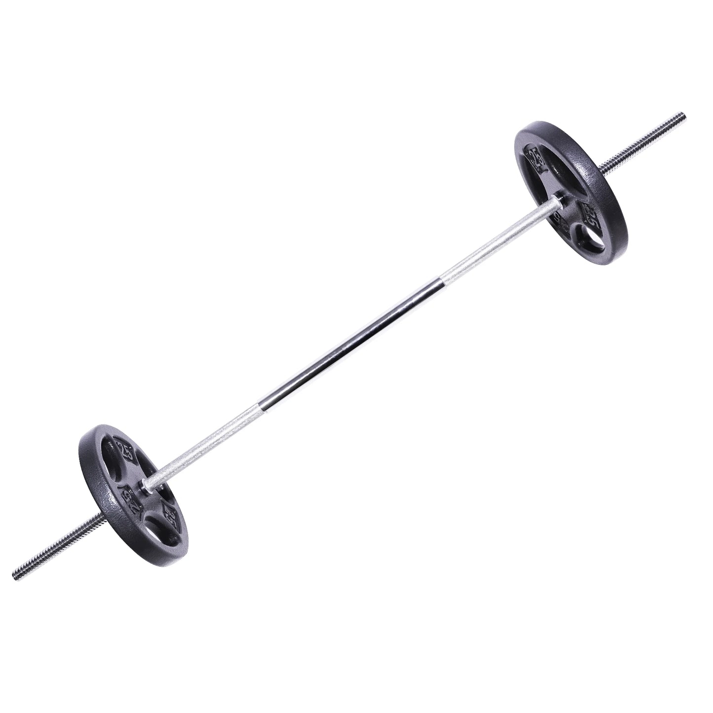 (3 Pack) 50LB Cast Iron Standard Weight Plate Set, 2X25Lb,1-Inch Holes Fit Standard Sized Bar