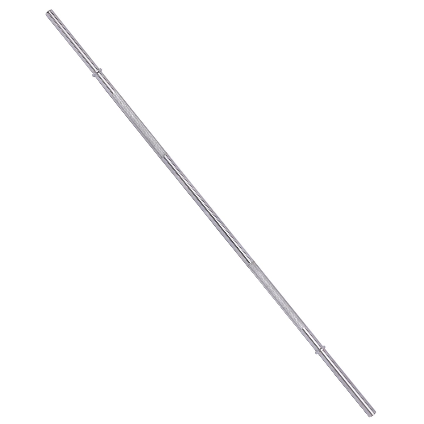 Standard Weightlifting Barbell,Chrome Plated Solid Steel Bar, 5FT/6FT/7FT, 300LB Capacity,With Knurled Grip , for Powerlifting, Strength Training,Home Gym Workouts,Multiple Size