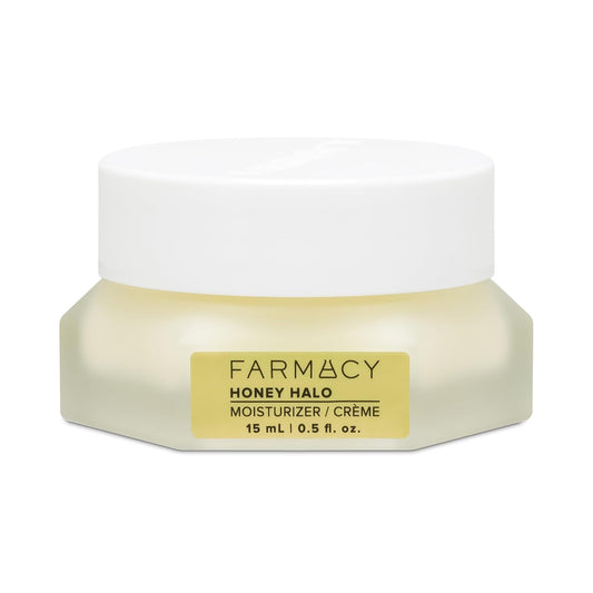 Ceramide Face Moisturizer - Honey Halo Hydrating Facial Moisturizer for Dry Skin - Plumps, Soothes + Restores Skin with Potent Ceramides + Buckwheat Honey for a Dewy, Healthy Glow (15Ml)