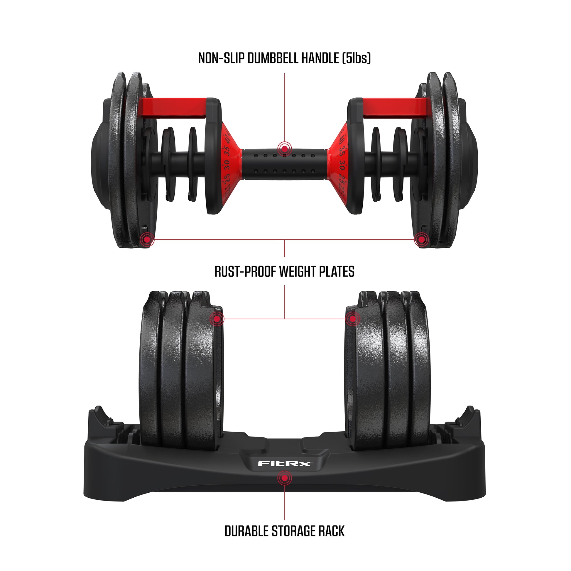 Adjustable Dumbbells, 52.5Lb Smartbell Dumbbell Set with Quick-Select Weights for Home Gym