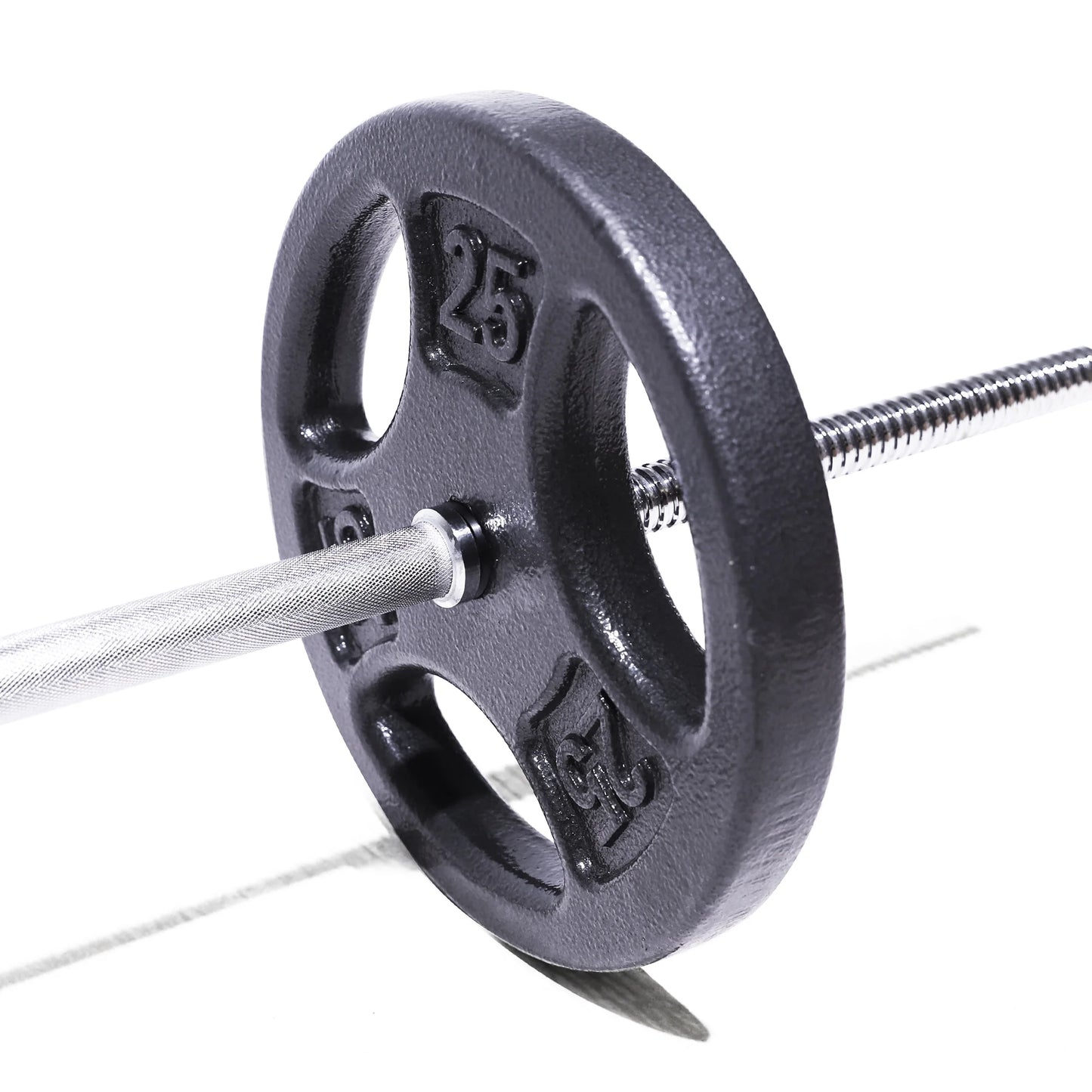 (3 Pack)  50LB Cast Iron Standard Weight Plate Set, 2X25Lb,1-Inch Holes Fit Standard Sized Bar