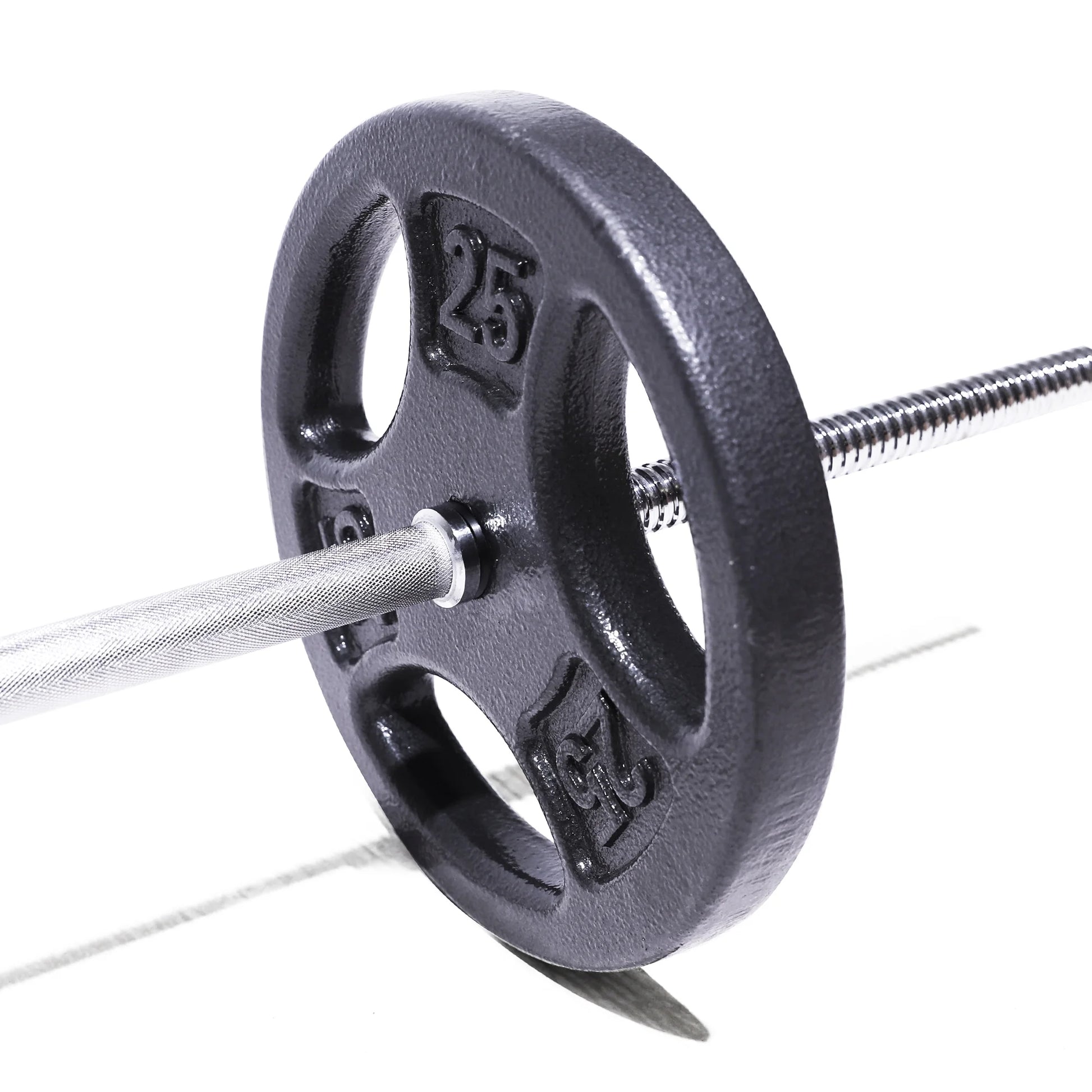 (3 Pack)  50LB Cast Iron Standard Weight Plate Set, 2X25Lb,1-Inch Holes Fit Standard Sized Bar