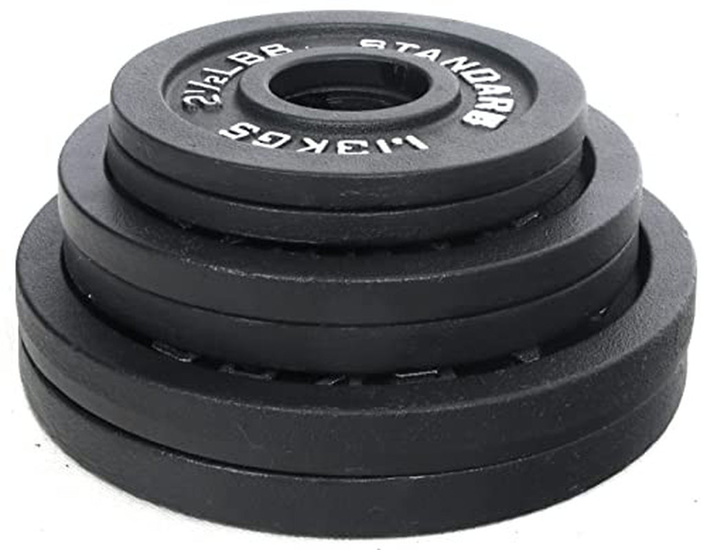Olympic 2-Inch Cast Iron Plate Weight Plate for Strength Training and Weightl...
