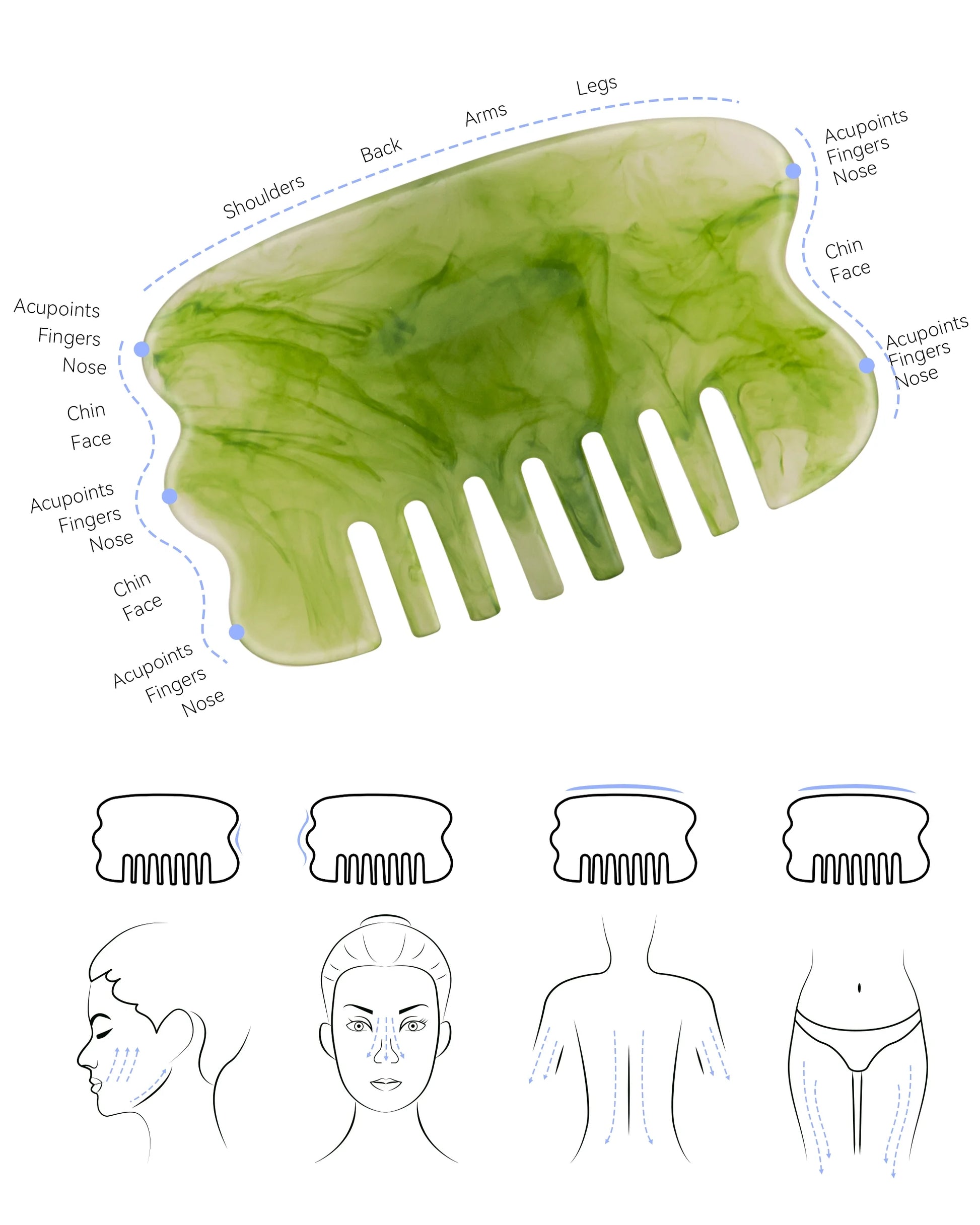 Ice Roller for Face, Face Roller Skin Care with Gua Sha Massager Comb for Face & Eye Puffiness and Whole Body Relief Skin Care Products, Wonderful Gift for Women