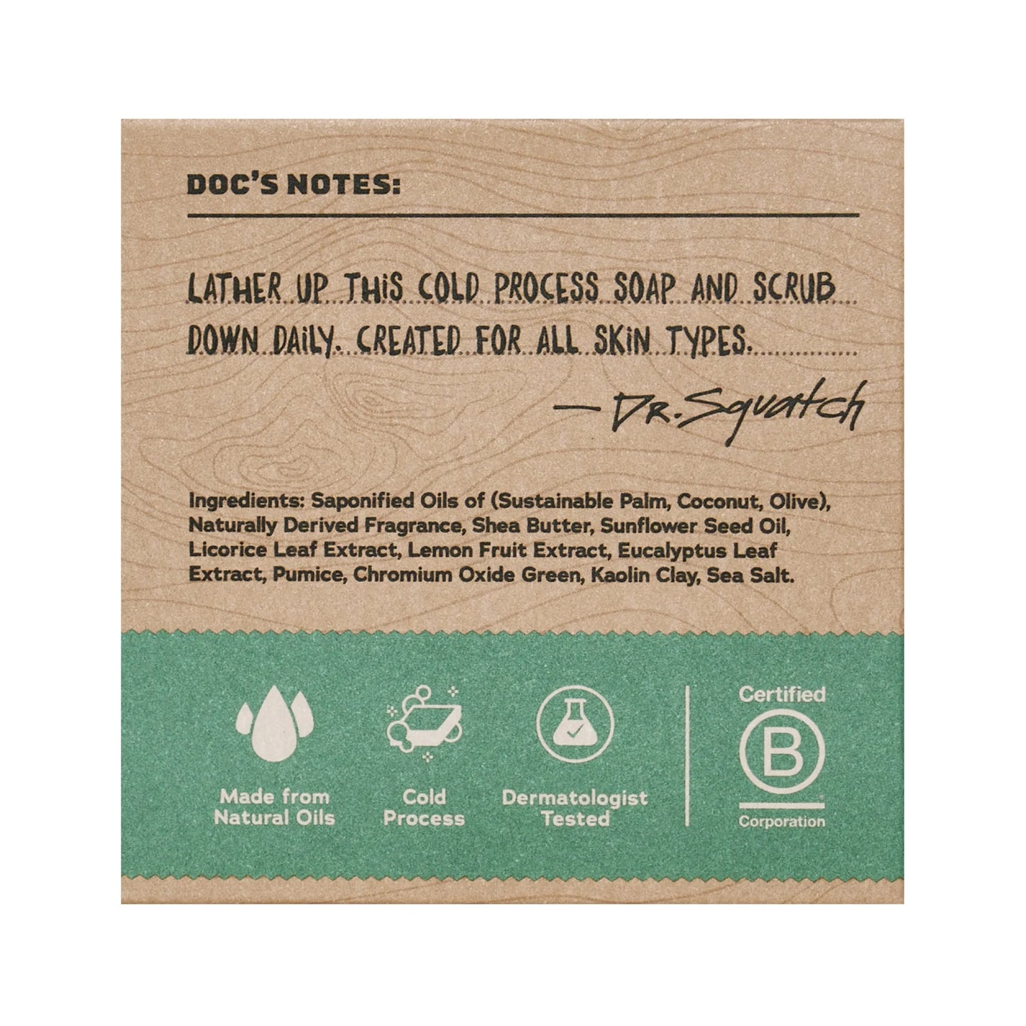 Rainforest Rapids Natural Bar Soap for Men, 5 Oz