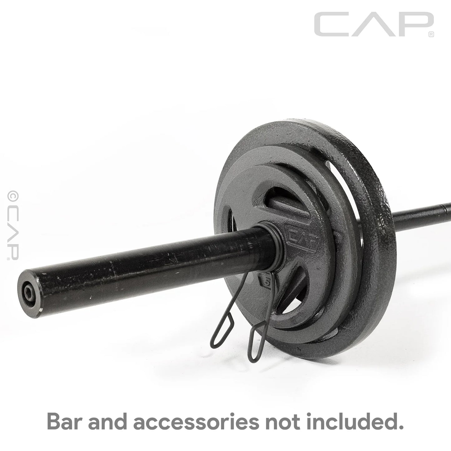 (2 Pack)  15Lb Olympic 2-Inch Grip Plate Weight Set (2X2.5Lb/2X5Lb)