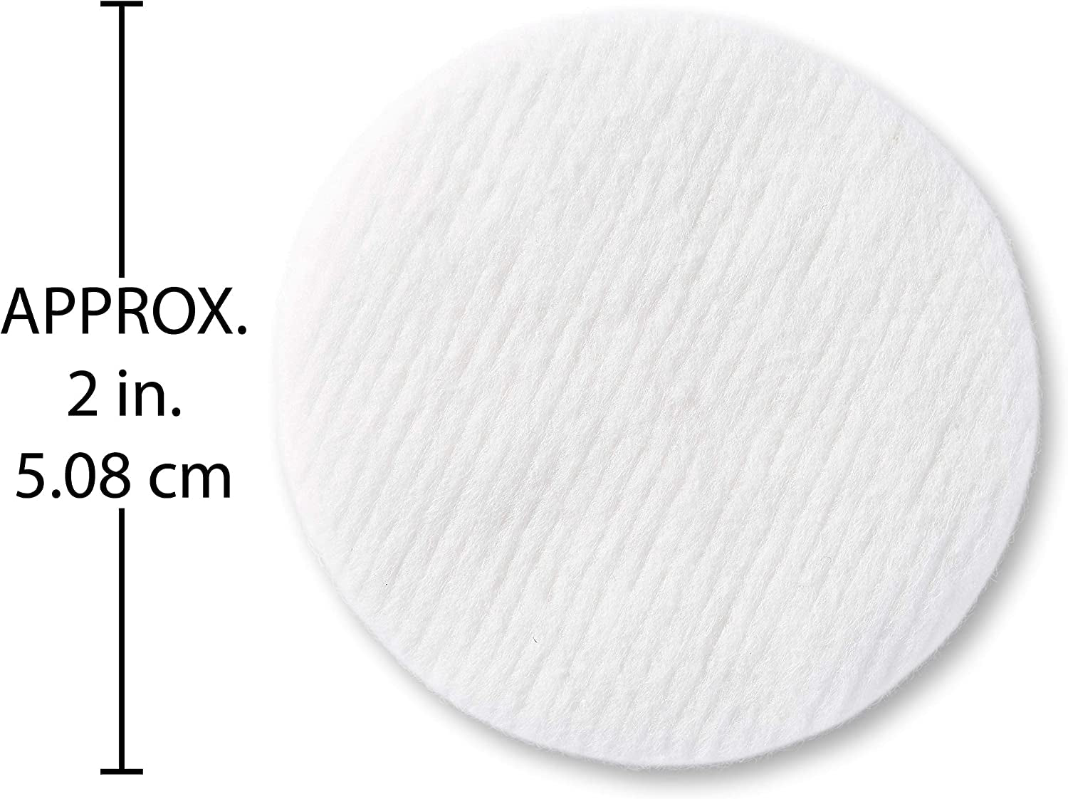Simply Soft Cotton Rounds (300 Count), 100% Cotton Absorbent and Textured Cotton Pads, Lint-Free