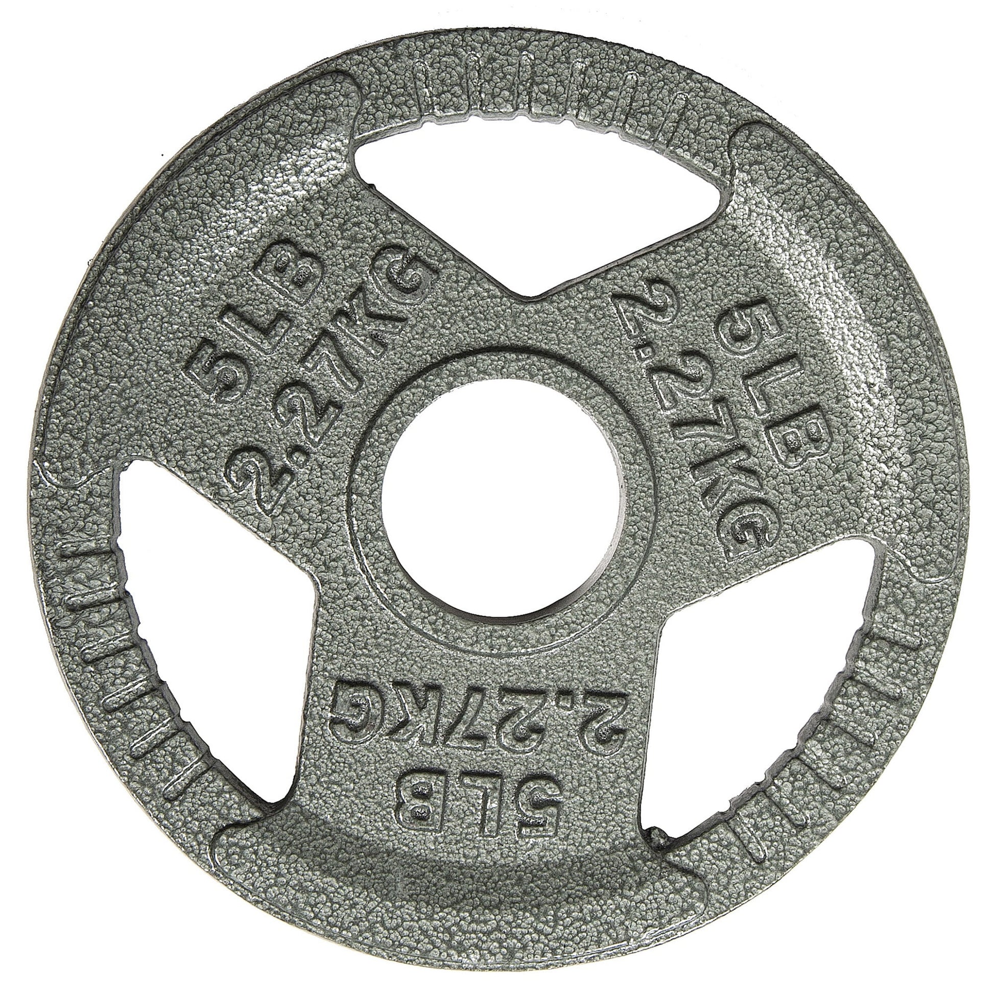 20Lb 2-Inch Olympic Cast Iron Weight Plate, Durable, Rust-Resistant Strength Training Plates for Weightlifting, Crossfit, and Home Gym Workouts