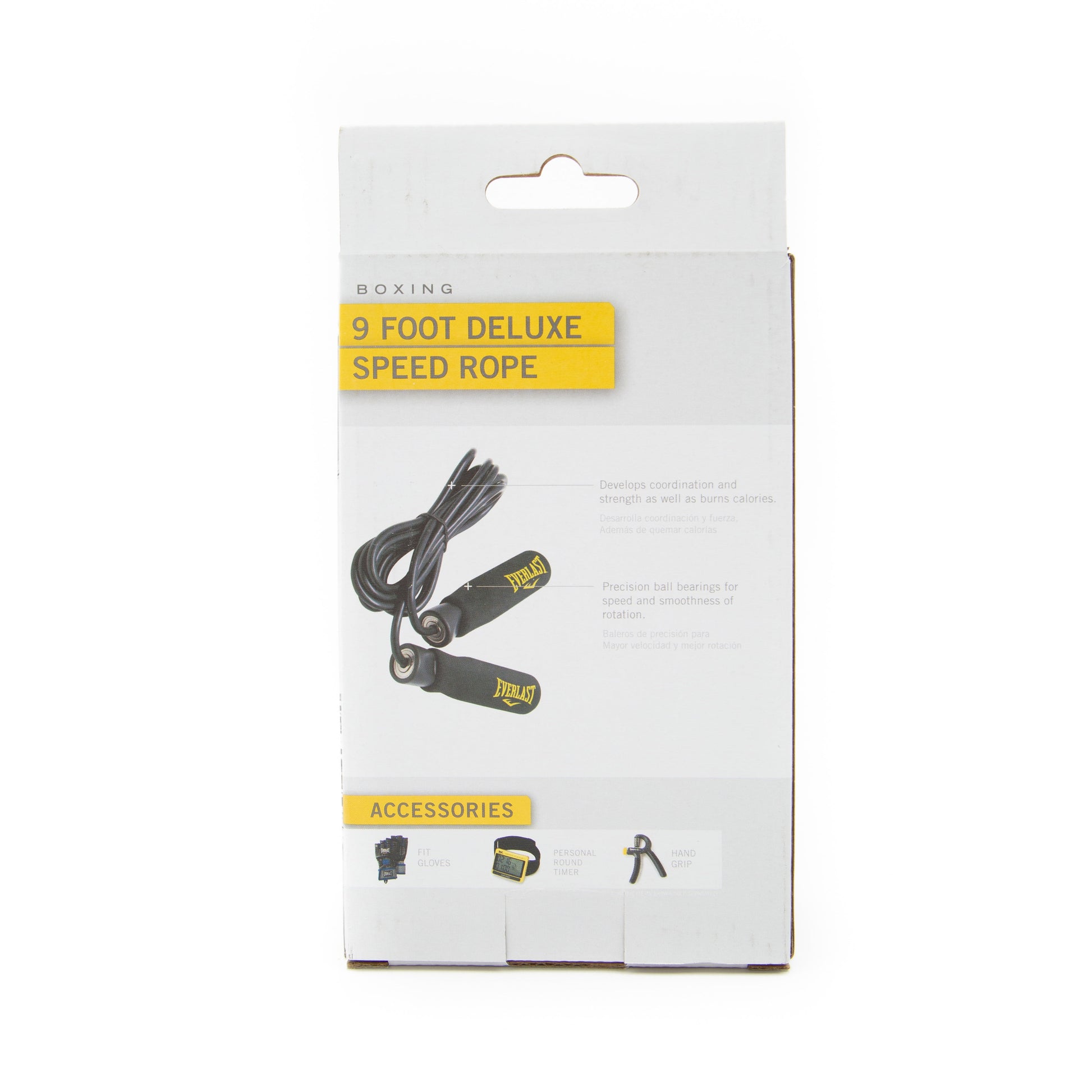 Deluxe 9-Foot Speed Jump Rope – Lightweight, Foam Grip, Cardio Fitness Training