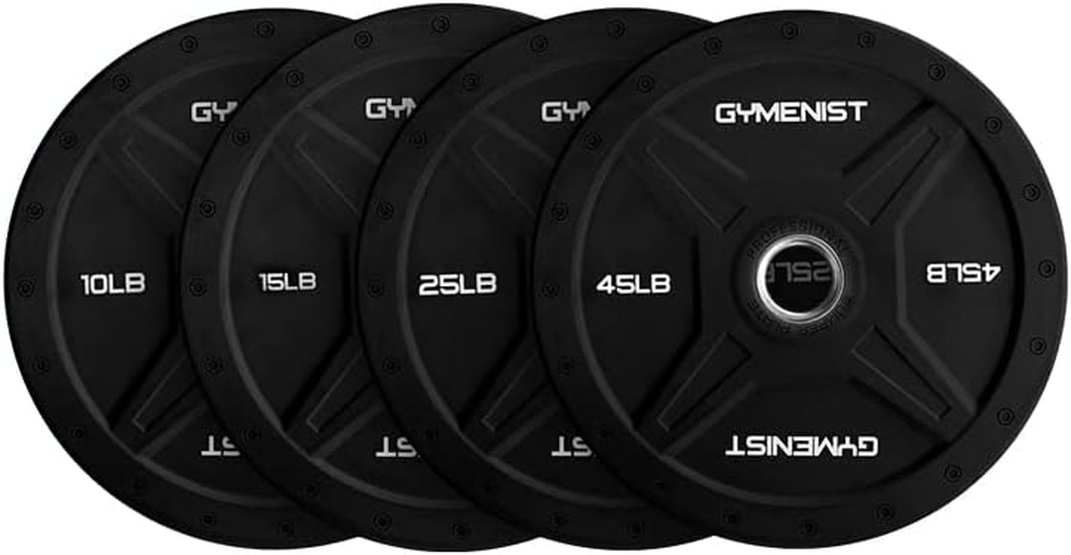 Bumper Plates Is Made for 2 Inch Olympic Bars, Available from 10 LB up to 55 LB Black or Multi Color Premium Commercial Gym