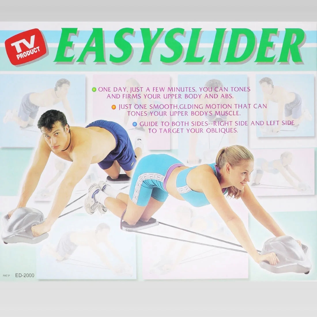 AB Deluxe Roller, Upper Body and Core Training Workout Kit, All Levels