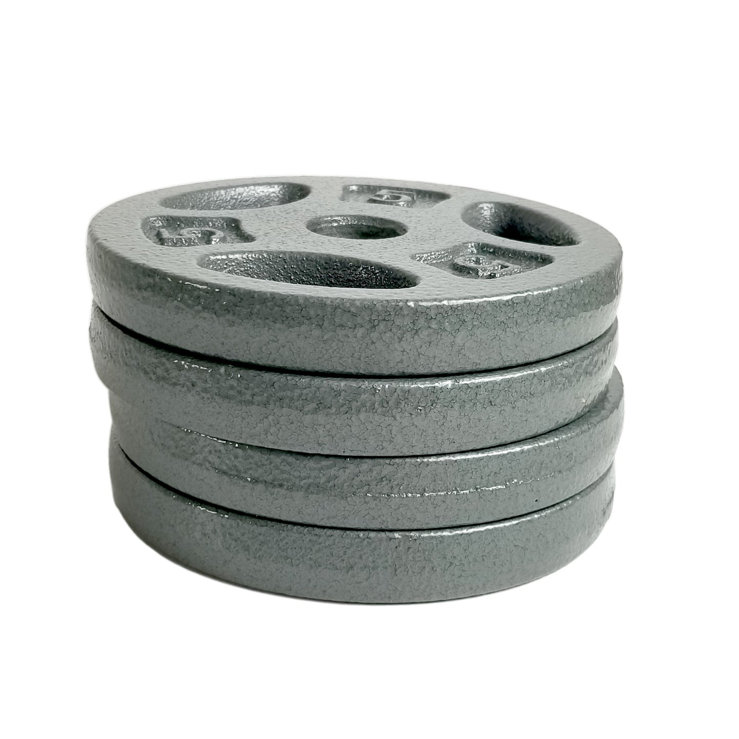 Barbell Standard Cast Iron Weightlifting Plate, 5 Lbs, Single