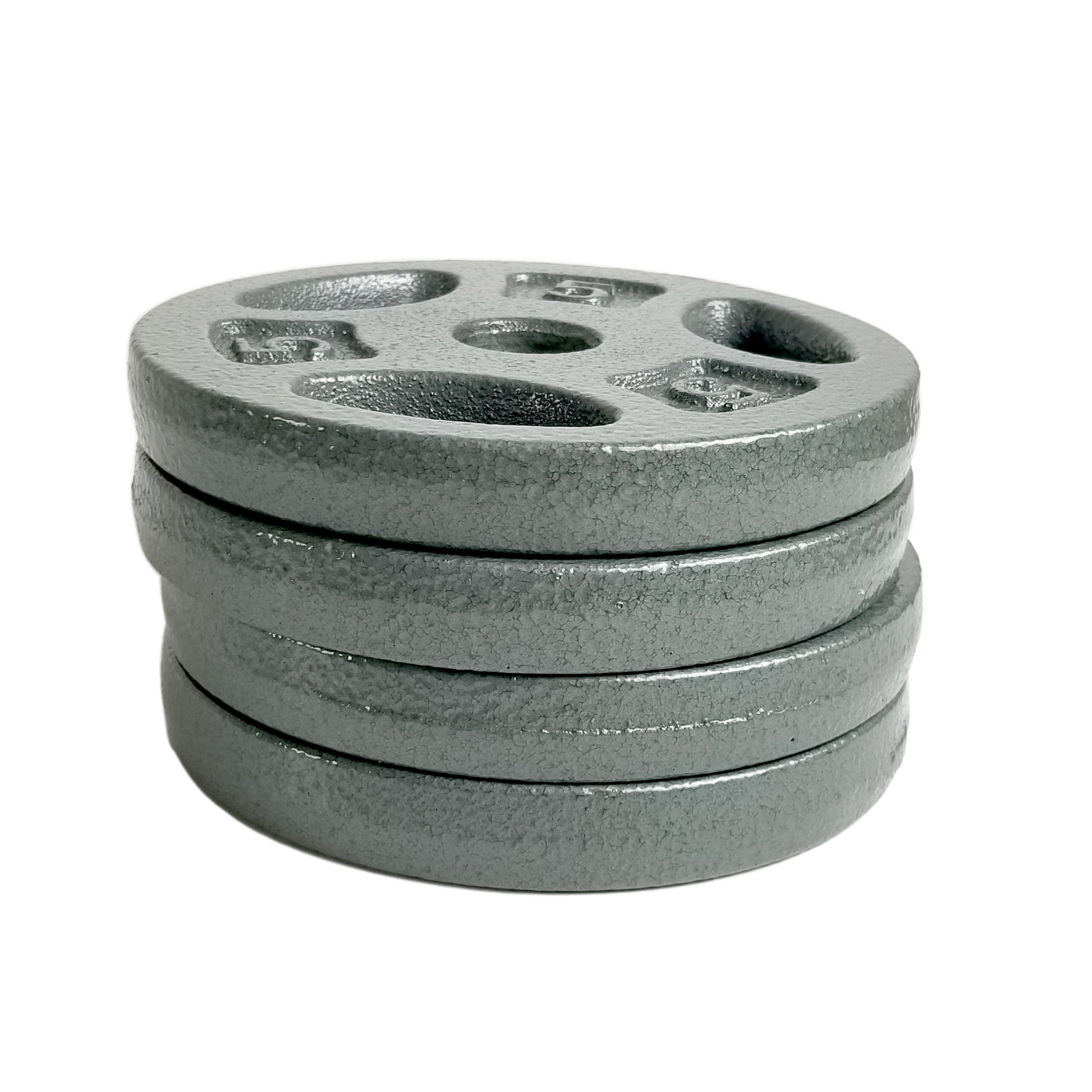 Barbell Standard Cast Iron Weightlifting Plate, 5 Lbs, Single