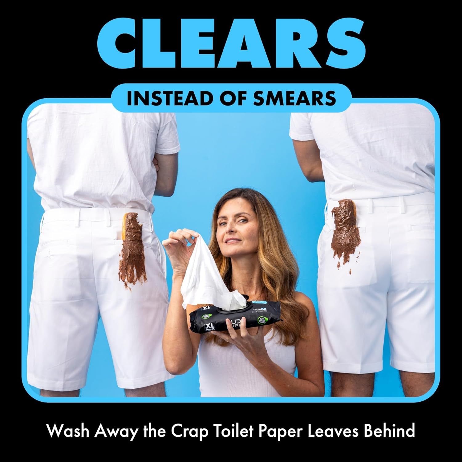 - Flushable Wipes - 6 Pack, 288 Wipes - Unscented Extra-Large Adult Wet Wipes - Vitamin-E & Aloe - Septic and Sewer Safe