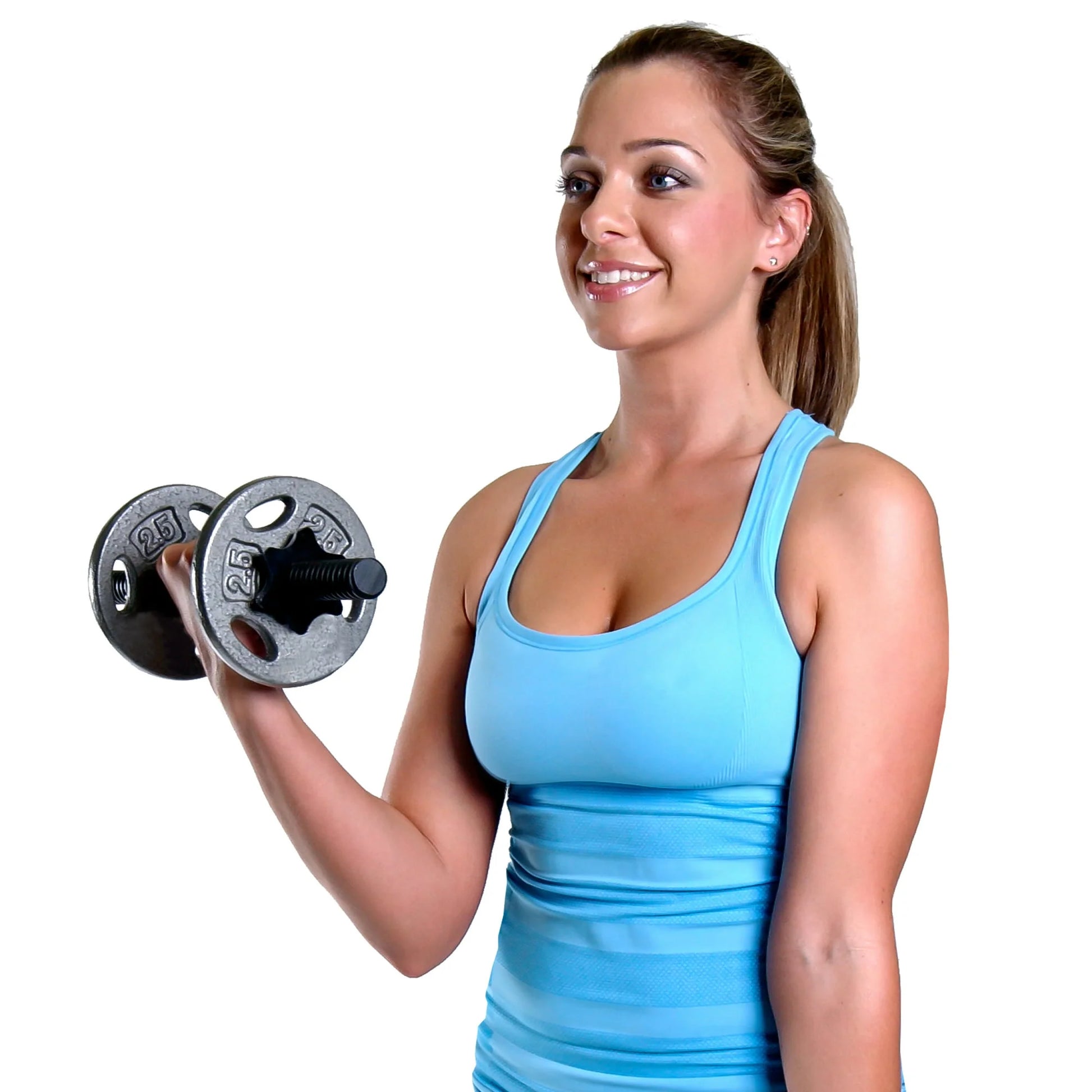 , 25 Lb Standard Weight Lifting Grip Plate, Pair