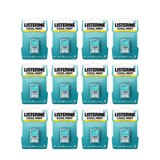 Cool Mint Pocketpaks Fresh Breath Strips, 12 X 24-Strip Pack