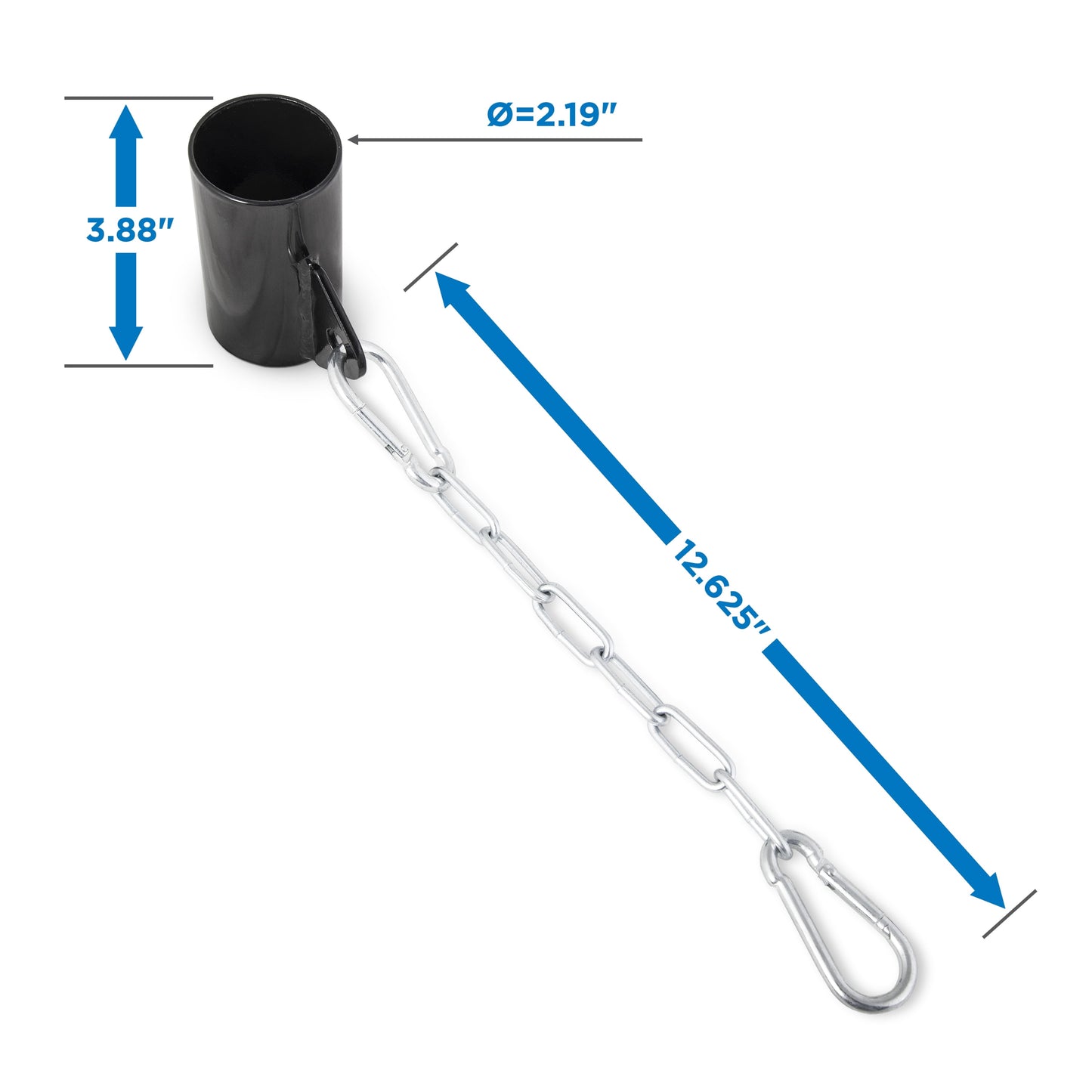 Landmine Bar Attachment with Chain for Olympic Bars