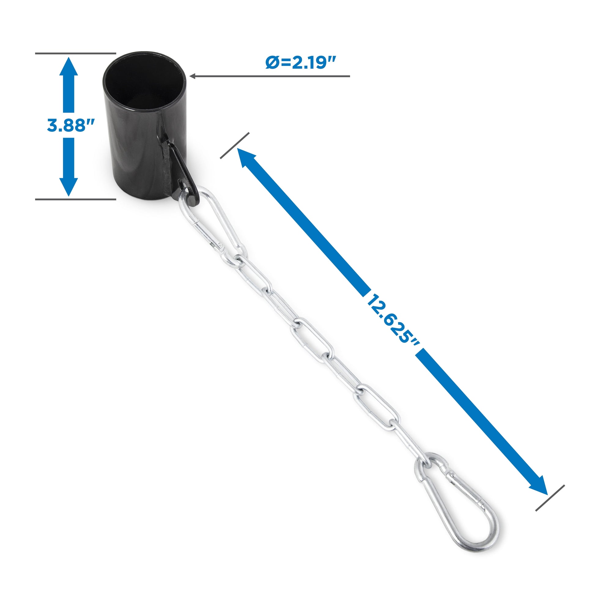 Landmine Bar Attachment with Chain for Olympic Bars