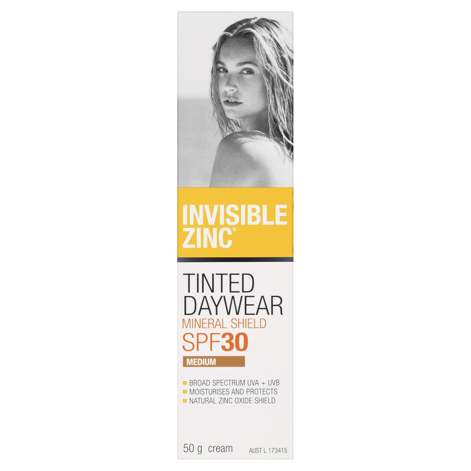 Zinc Tinted Daywear (Medium) SPF 30+ UVA-UVB 50G