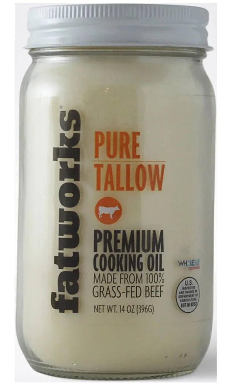 Beef Tallow, Cooking Oil, 14 Oz