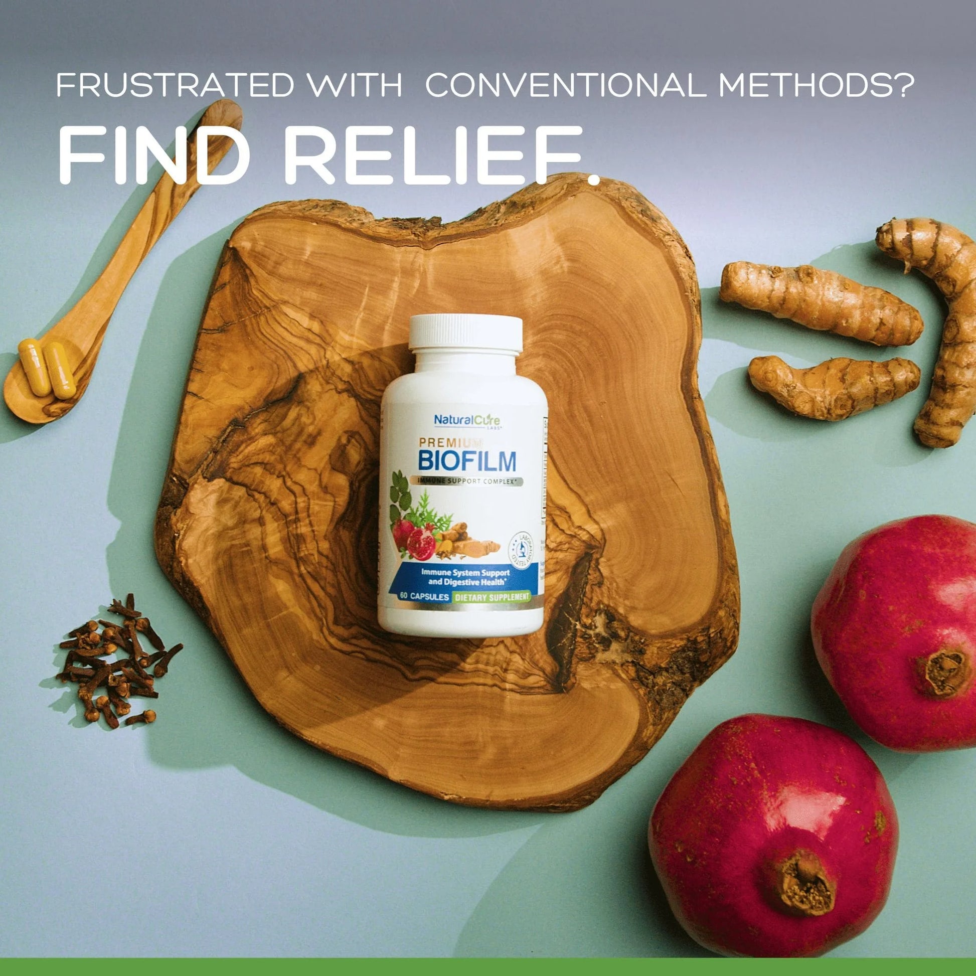 Biofilm Defense Complex - Tumeric & Pomegranate - 60 Ct by