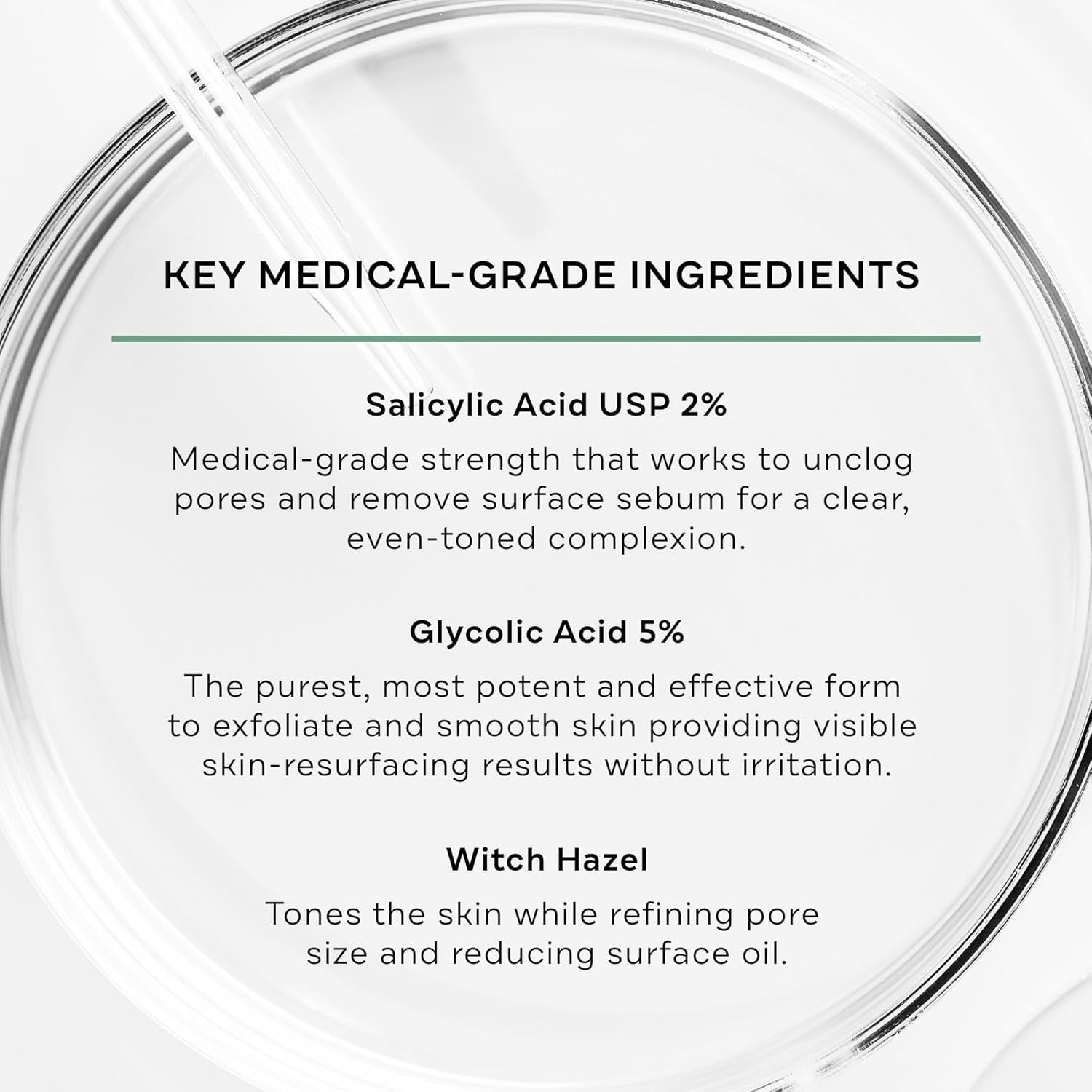 Gly-Sal Clarifying Acne Pads, 60 Count, Medical-Grade Glycolic Acid & 2% Salicylic Acid Exfoliating Pads for Acne-Prone Skin, Help Clear Blemishes & Refine Pores, Non-Oily