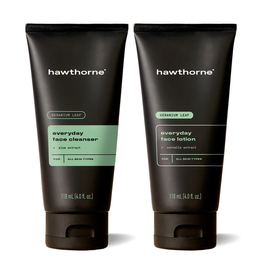 Everyday Men’S Skin Care Kit. Men’S Facial Care Kit with Face Wash Cleanser and Face Moisturizer Daily Face Routine for Men. Natural, Non-Toxic, Paraben Free, Phthalate Free. 4 Fl. Oz. Each.