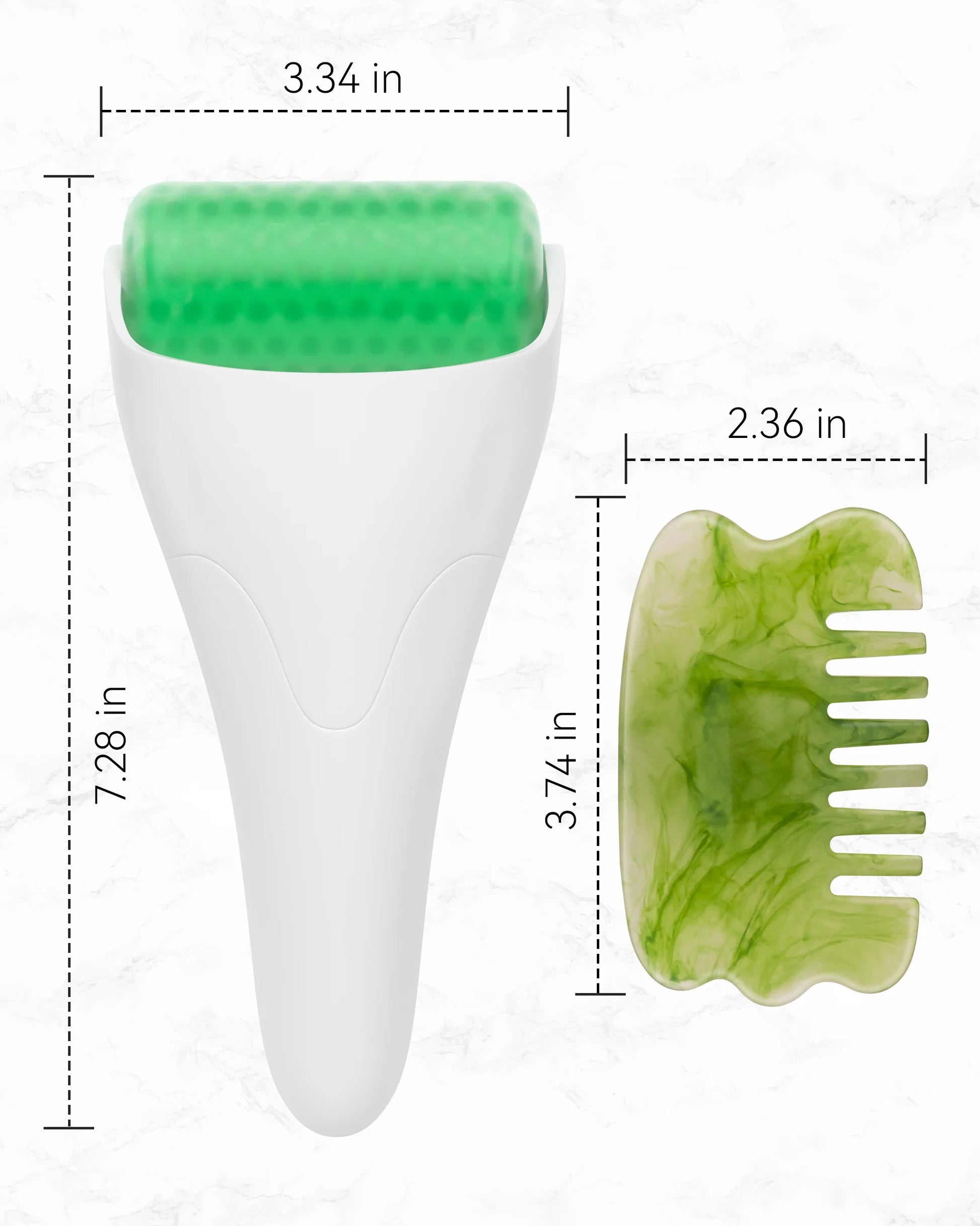 Ice Roller for Face, Face Roller Skin Care with Gua Sha Massager Comb for Face & Eye Puffiness and Whole Body Relief Skin Care Products, Wonderful Gift for Women