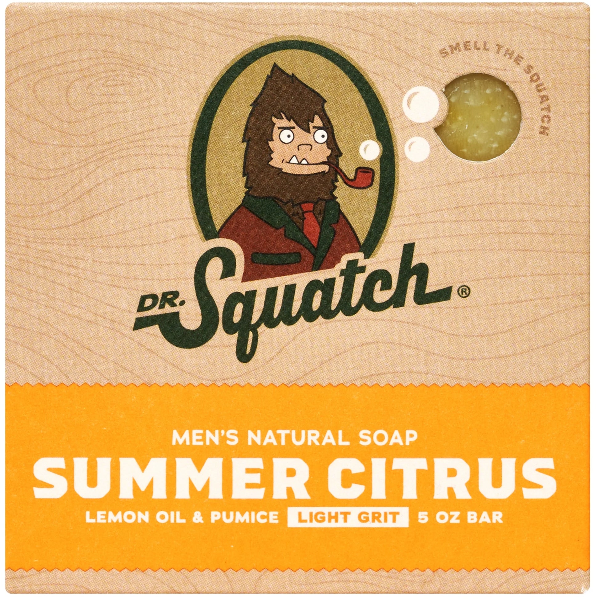 Summer Citrus Natural Bar Soap for Men, 5 Oz