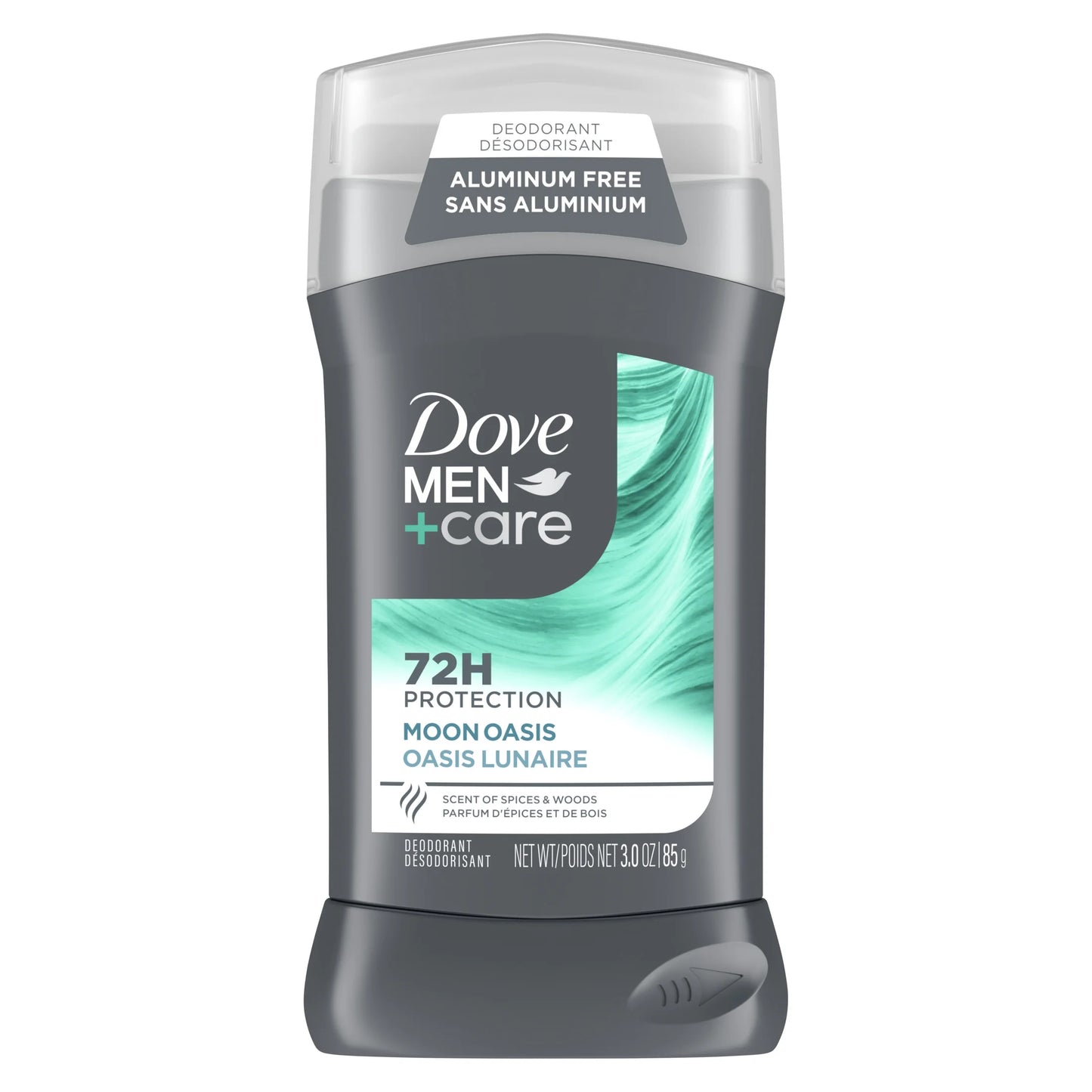 (3 Pack)  Deodorant for Men Moon Oasis Aluminum-Free, 3.Oz