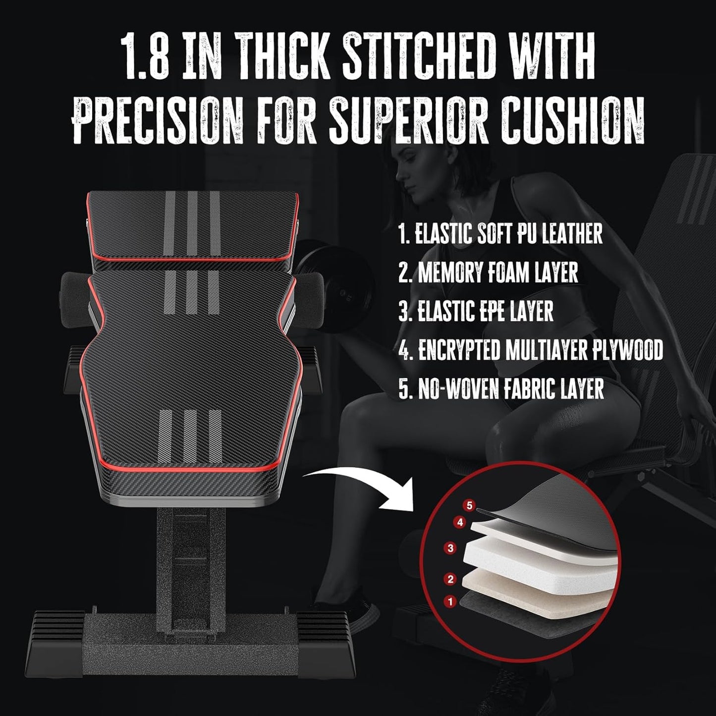 Adjustable Foldable Workout Bench
