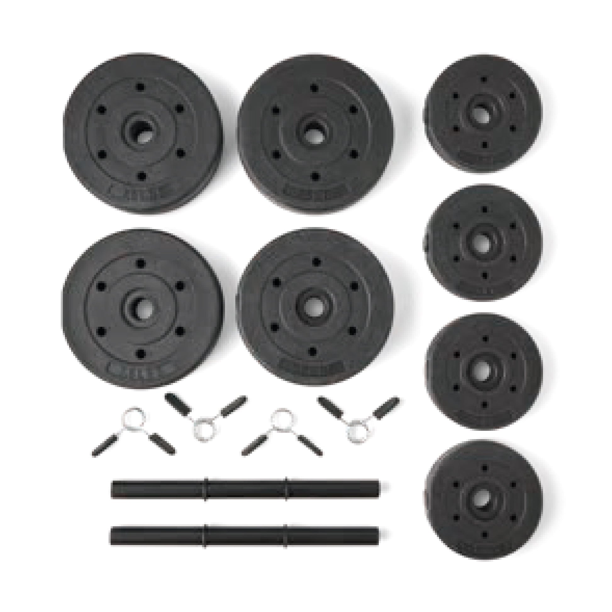 40Lb Adjustable Vinyl Dumbbell Set