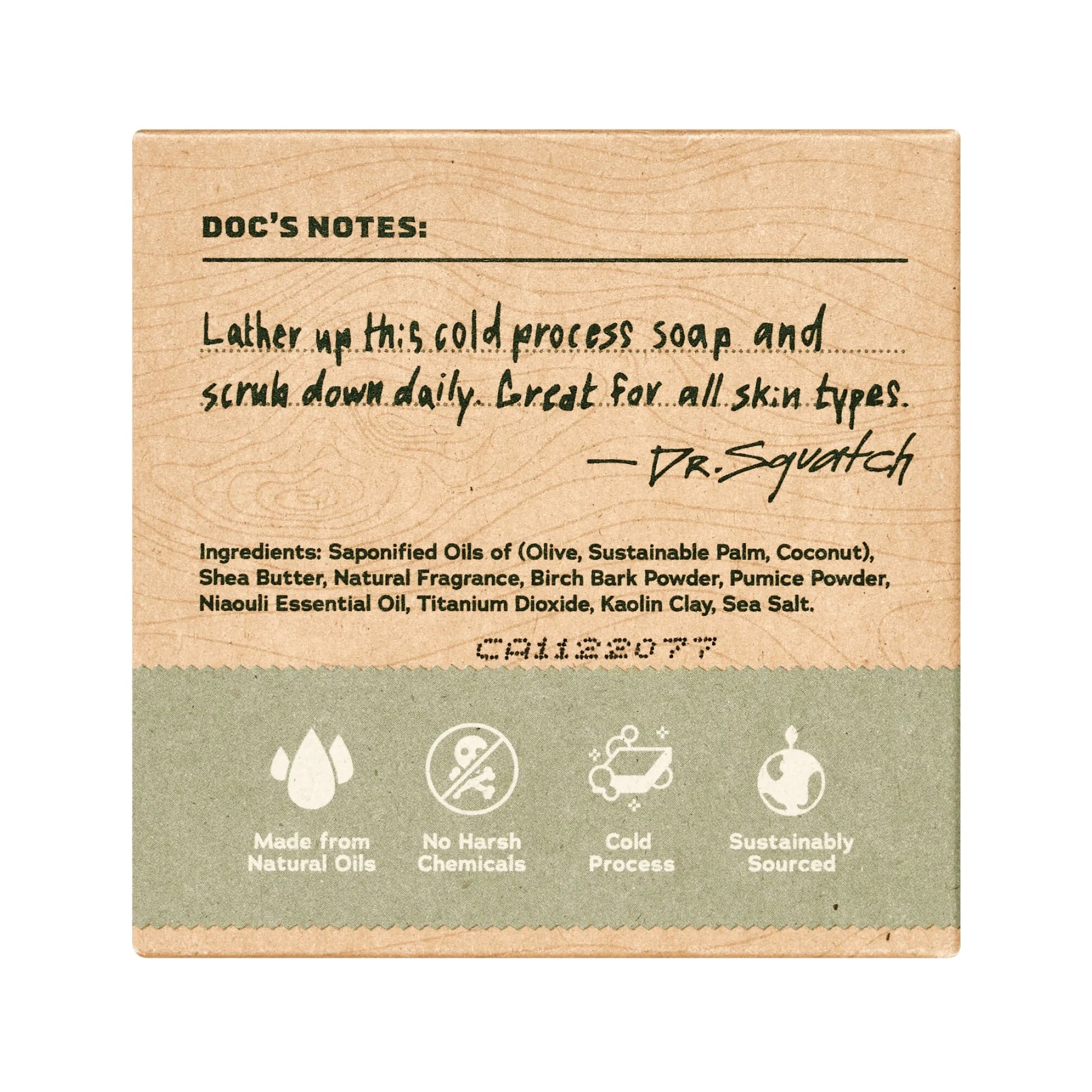 Birchwood Breeze Natural Bar Soap for Men, 5 Oz
