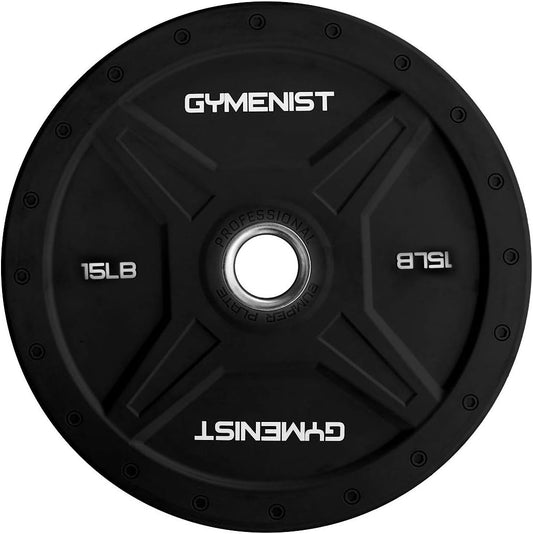 Bumper Plates Is Made for 2 Inch Olympic Bars, Available from 10 LB up to 55 LB Black or Multi Color Premium Commercial Gym