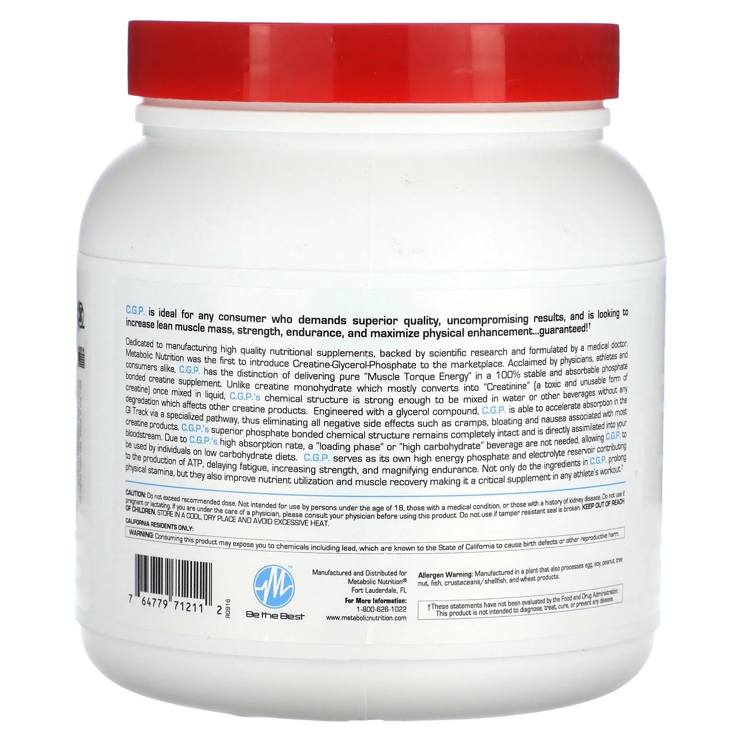 C.G.P., Blue Raspberry, 400 G