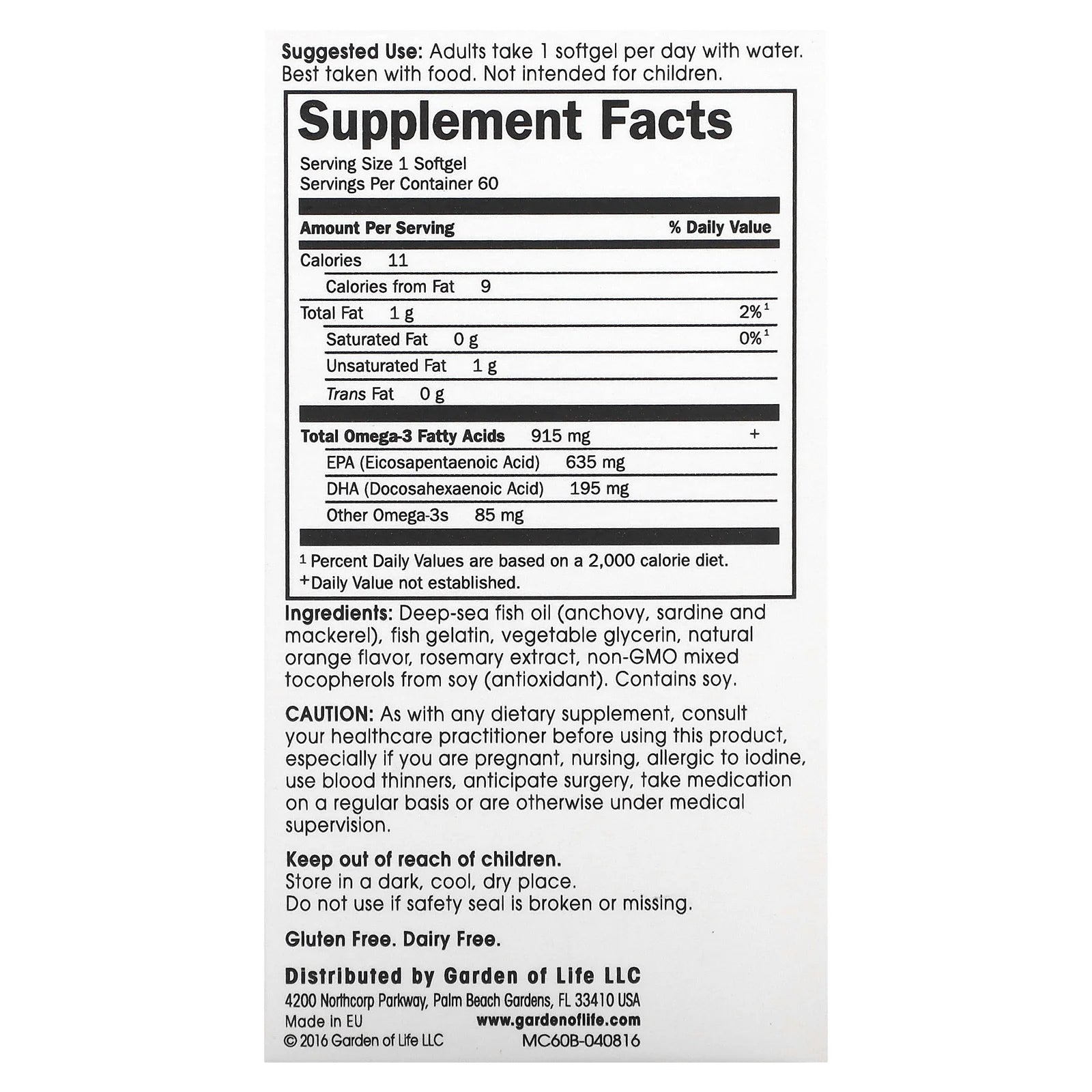 - Cardio-3 Healthy Heart Support Supercritical Omega-3 Fish Oil Orange 915 Mg. - 60 Softgels