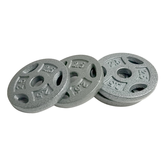 Barbell, 10 Lb Standard 1" Weight Plate Set, (2.5 Lb X 4)