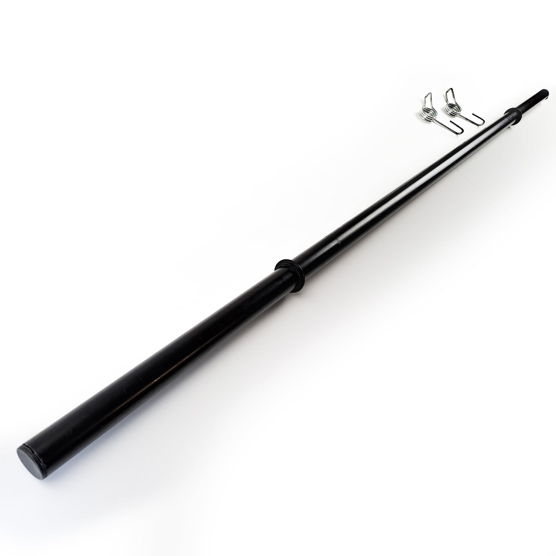 Barbell Standard 4.5 Foot Weight Lifting Bar with Collars – (Best for Use with Vinyl Weight Plates)