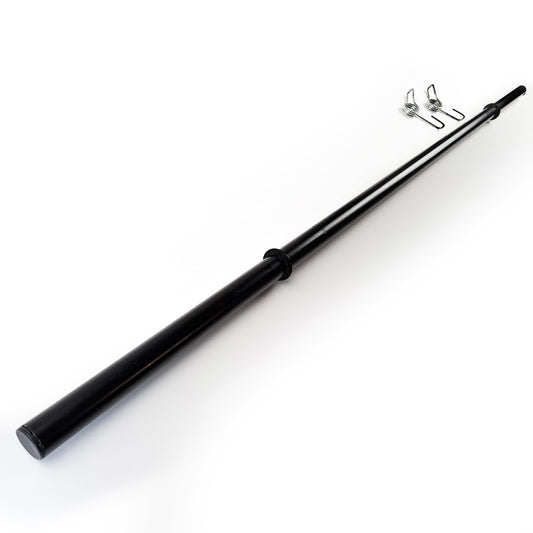 Barbell Standard 4.5 Foot Weight Lifting Bar with Collars – (Best for Use with Vinyl Weight Plates)
