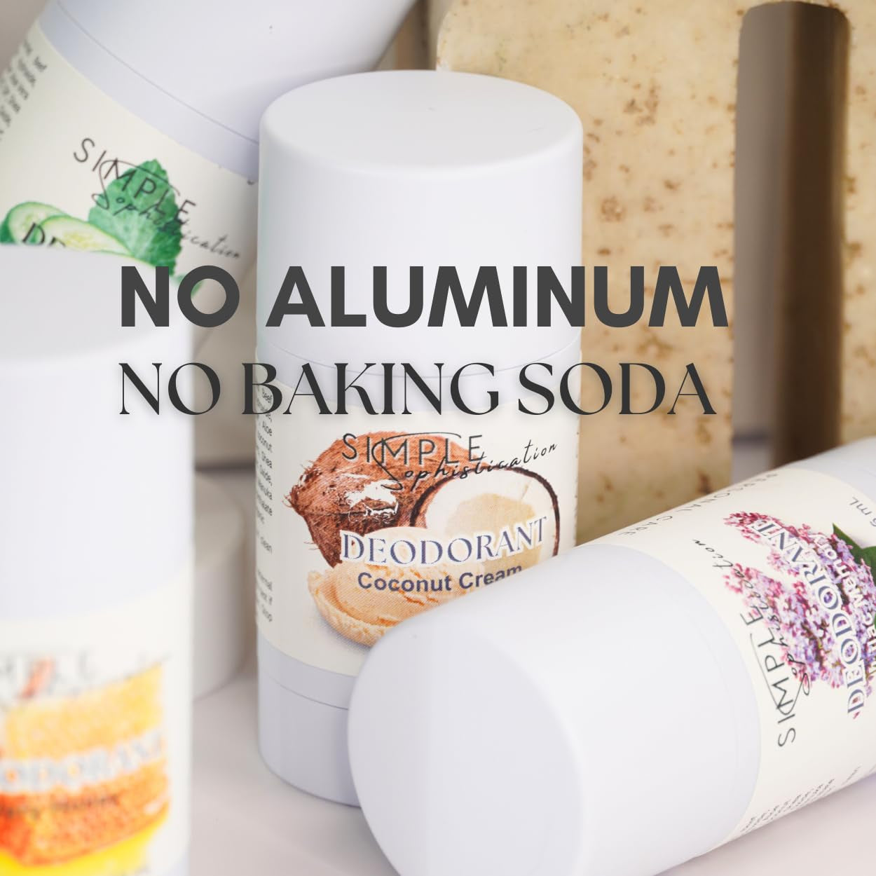 Natural Deodorant for Men & Women - Aluminium Free with Grassfed Beef Tallow, Magnesium Hydroxide & Aloe Vera | No Baking Soda | for Sensitive Skin- 2.3 Oz / 65 G, MADE in USA (Very Honey)