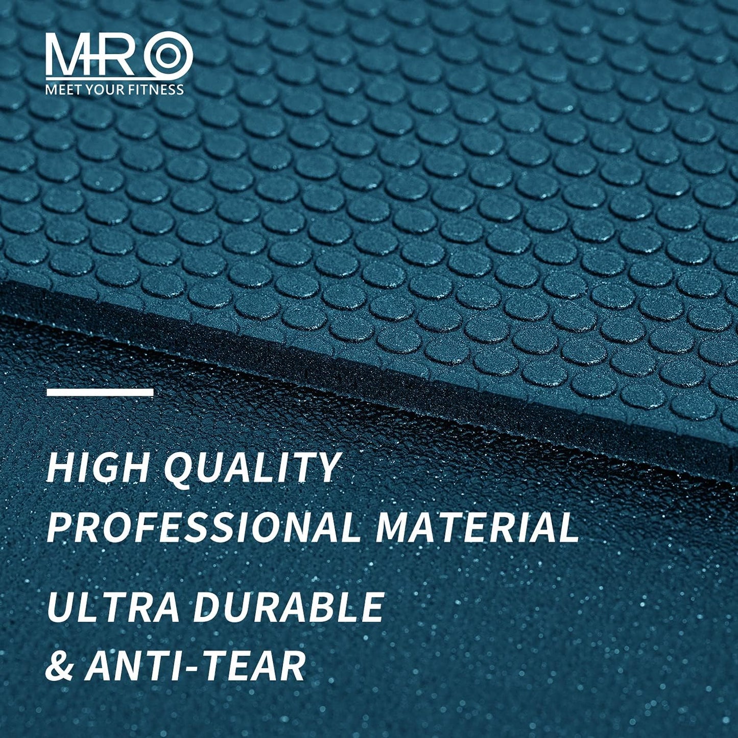Extra Large Exercise Mat for Home Gym, 8'X4.5'/7'X4.5'/6'X4.5'(7Mm) Workout Mats for Gym Flooring, Non-Slip, Extra Thick Durable Cardio Mat, Ideal for Plyo, Weights, MMA, Jump Rope -Shoe Friendly