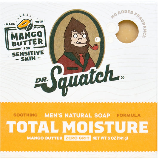 Mango Butter Total Moisture Natural Bar Soap for Men, 5 Oz