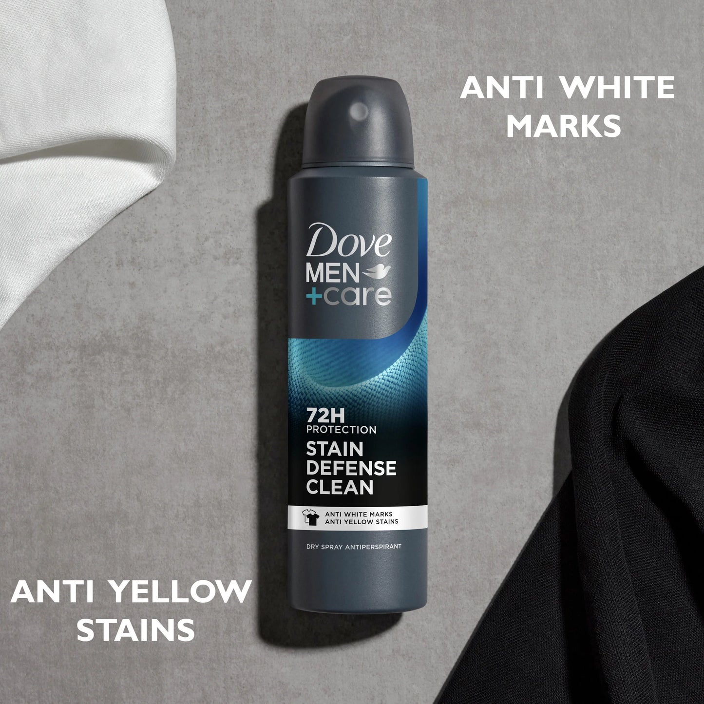 Antiperspirant Deodorant Spray for Men Stain Defense Clean, 3.8 Oz 2 Count