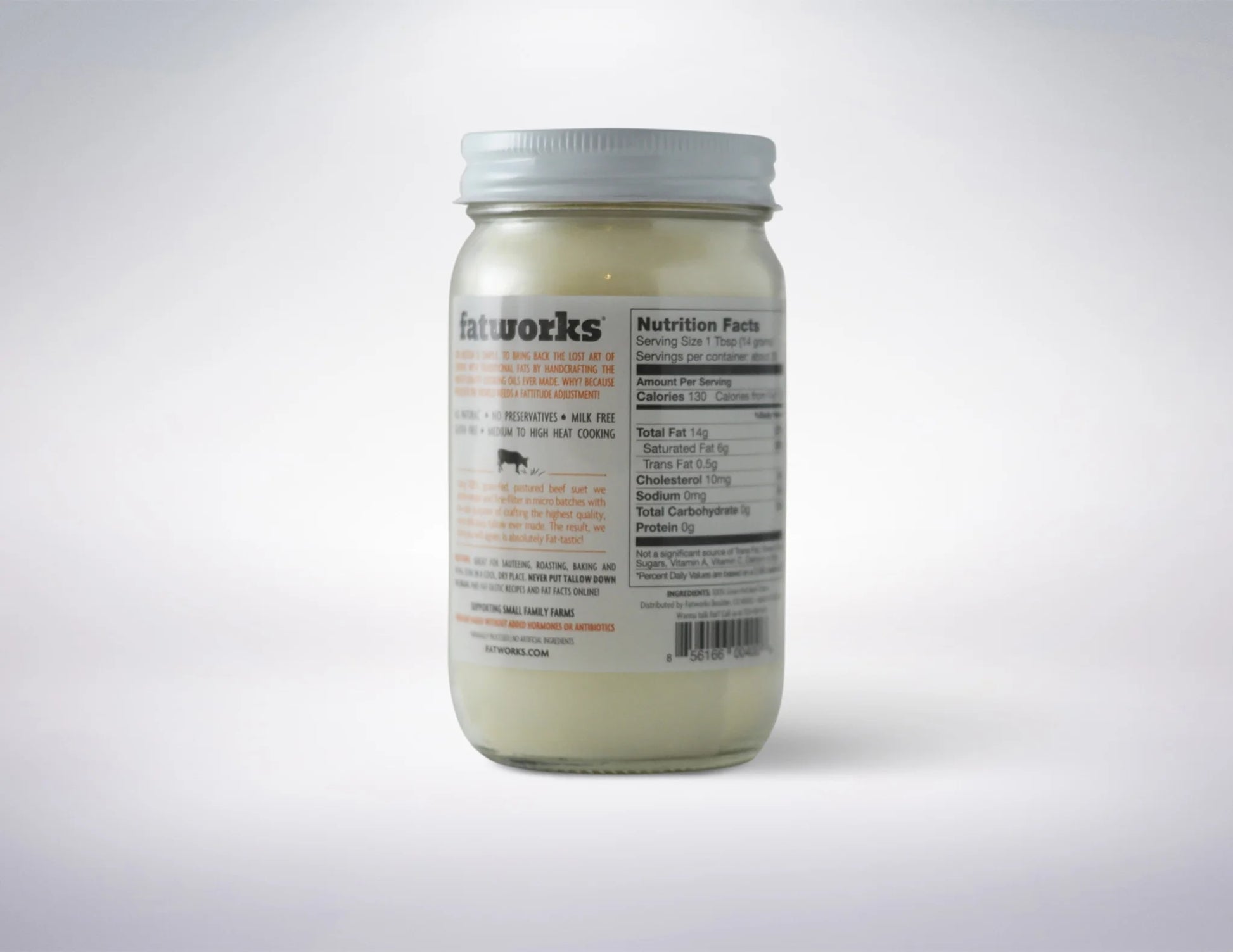Beef Tallow, Cooking Oil, 14 Oz
