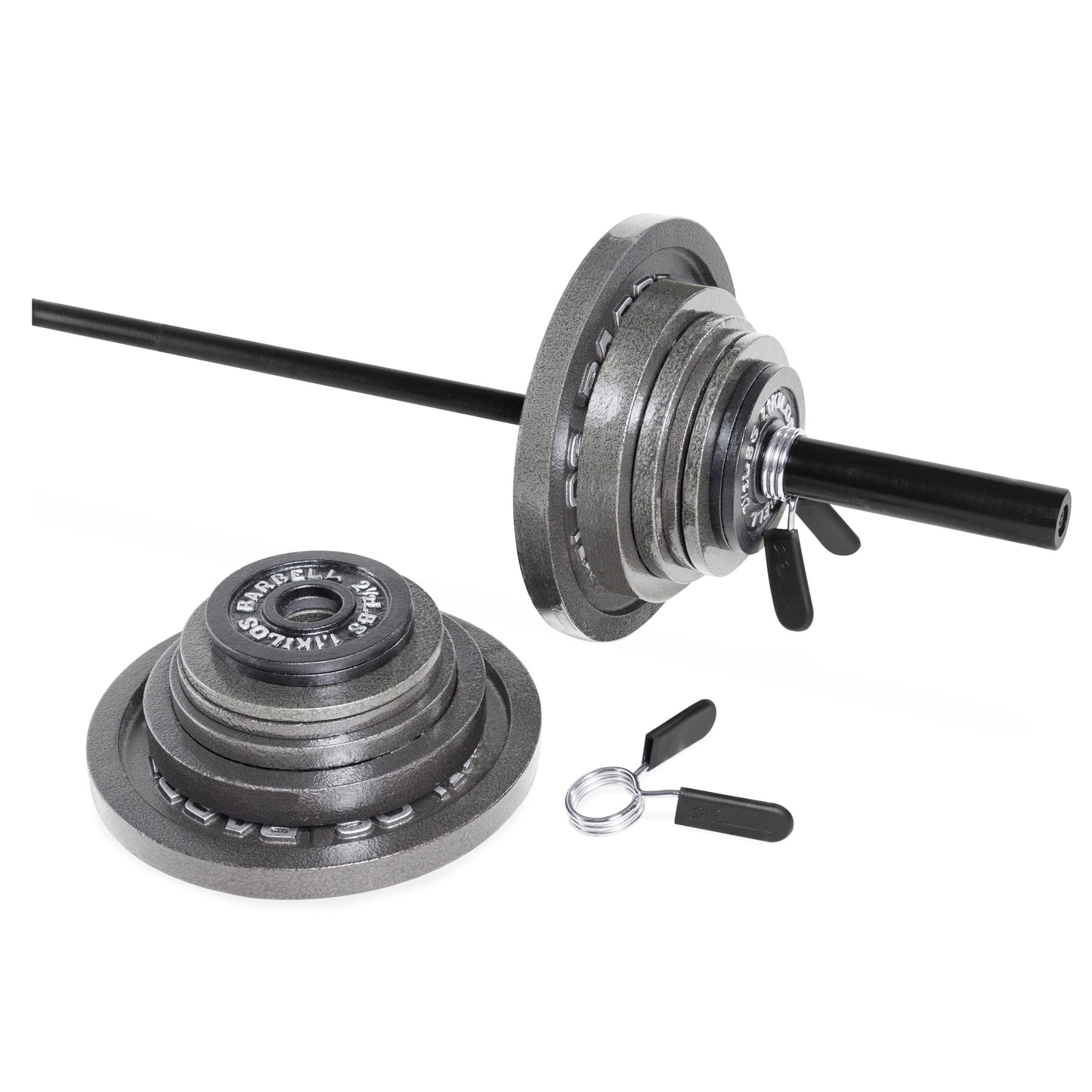 Barbell Olympic 2" Chrome Spring Collars, Pair